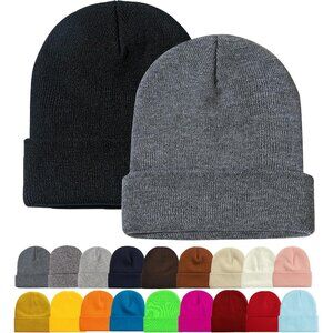 Soft Acrylic Unisex Slouchy Beanie for Cold Weather – Perfect Gift Pack